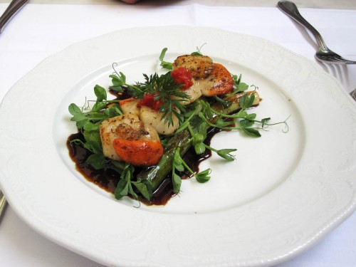 Scallops at Casanis - Bath